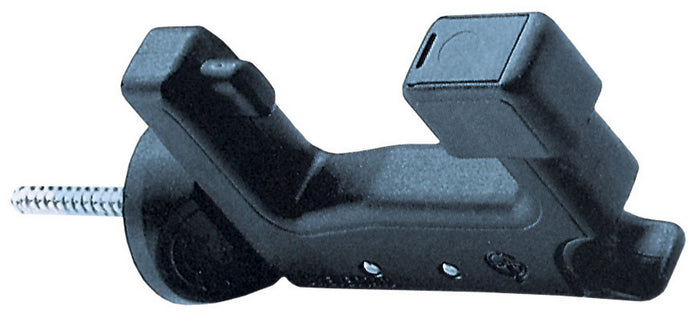 1blister blister fermaimposte plastica grillo nero mm.70 (pz.2) cod:ferx.51961.stock.s