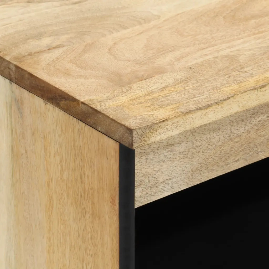Credenza | Madia | Buffet da pranzo | Armadio da pranzo 60x33x75 cm in Legno Massello di Mango