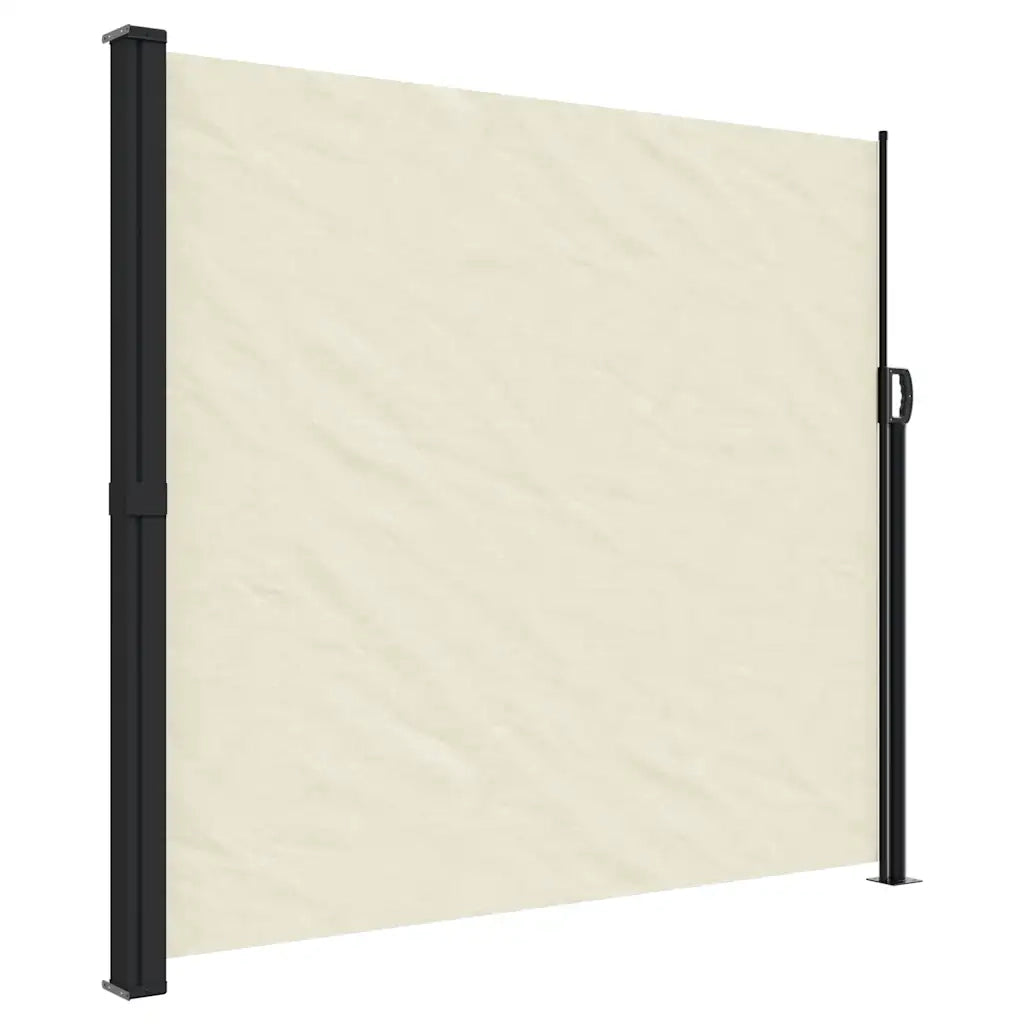 Tenda da Sole Laterale Retrattile-Tenda parasole per balcone per giardino Crema 180x300 cm