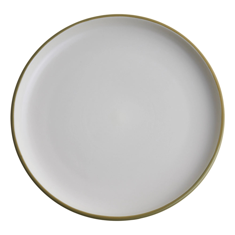 Servizio da tavola 16 pezzi in gres beige e blu elegante per cucina e sala da pranzo con finitura smaltata colorata per 4 persone