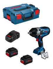 Avvitatore a massa battente BOSCH GDS 18V-1000 C (2 x 5,5 Ah ProCORE + GAL1880CV + L-Boxx 136)
