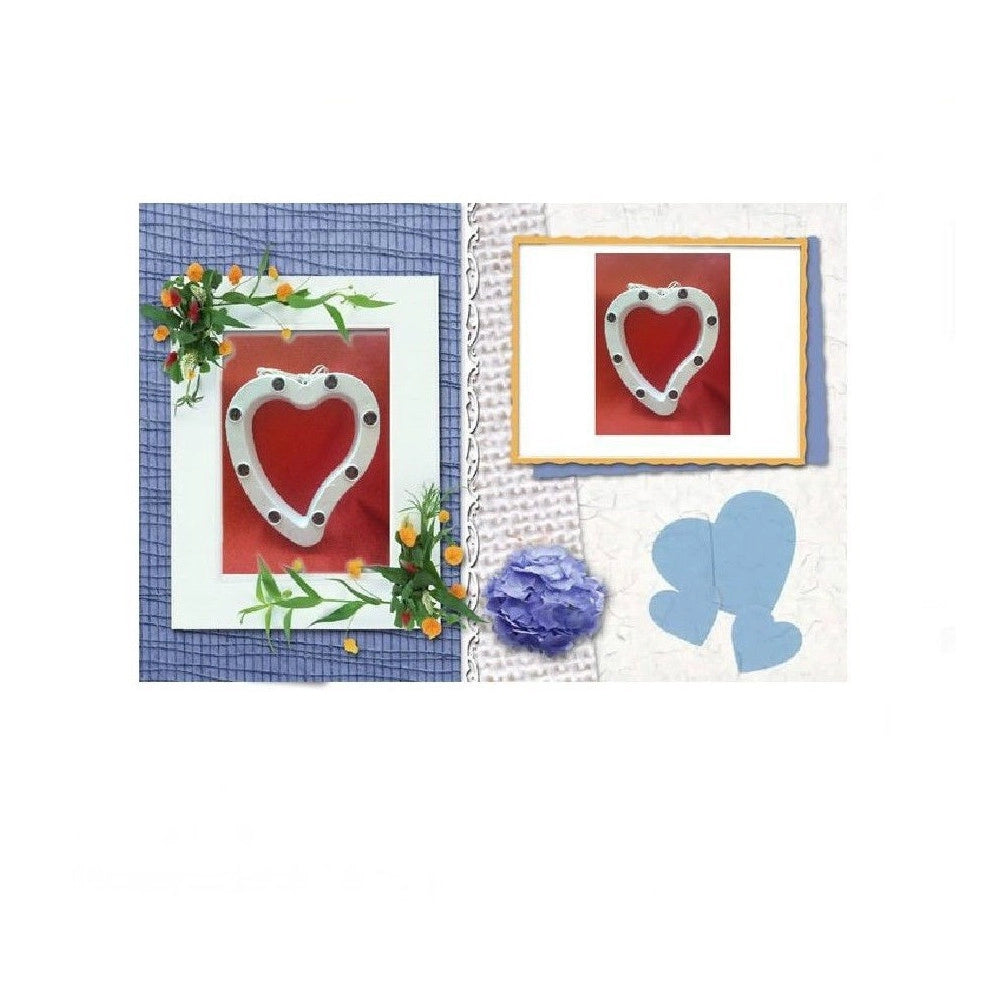 Trade Shop - Cuore Votivo A Luce Elettrica Luci Led Con Batterie Incluse 8 10 Led -