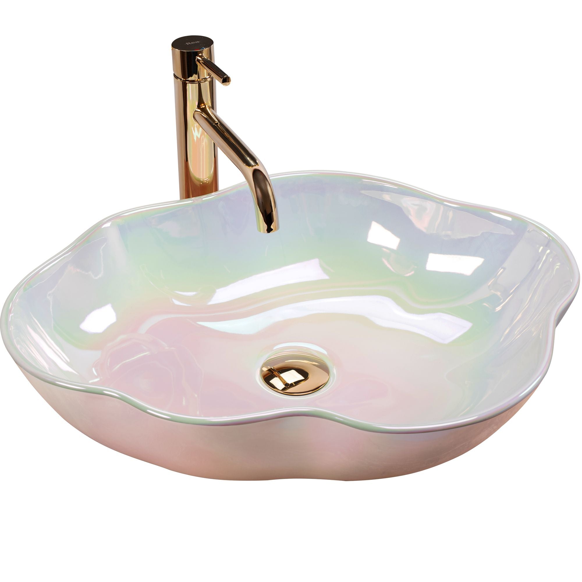 Lavabo Da Appoggio Rea Akoya Pearl