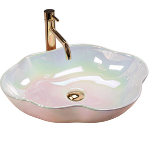 Lavabo Da Appoggio Rea Akoya Pearl