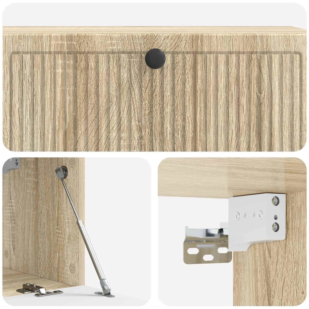 Mobile Porta TV da Muro Rovere Sonoma 98 x 31 x 30 cm 898047