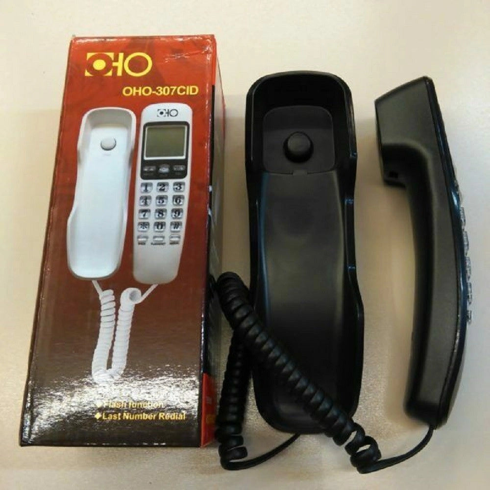 Trade Shop - Telefono Multifunzionale Tastierino Numerico Fisso Anche Da Parete Oho-307cid -