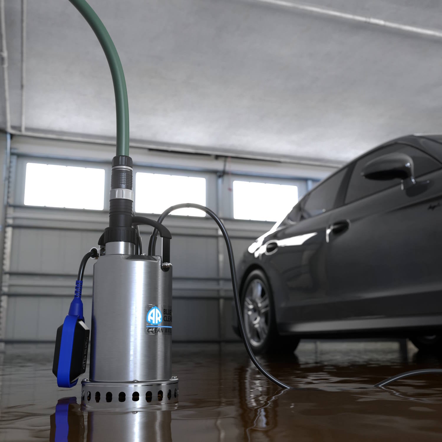AR BLUE CLEAN ARUP 750XC Pompa Immersione per Acque Chiare (750 W, Portata max. 11.000 l/h, Prevalenza max. 8,5 m)