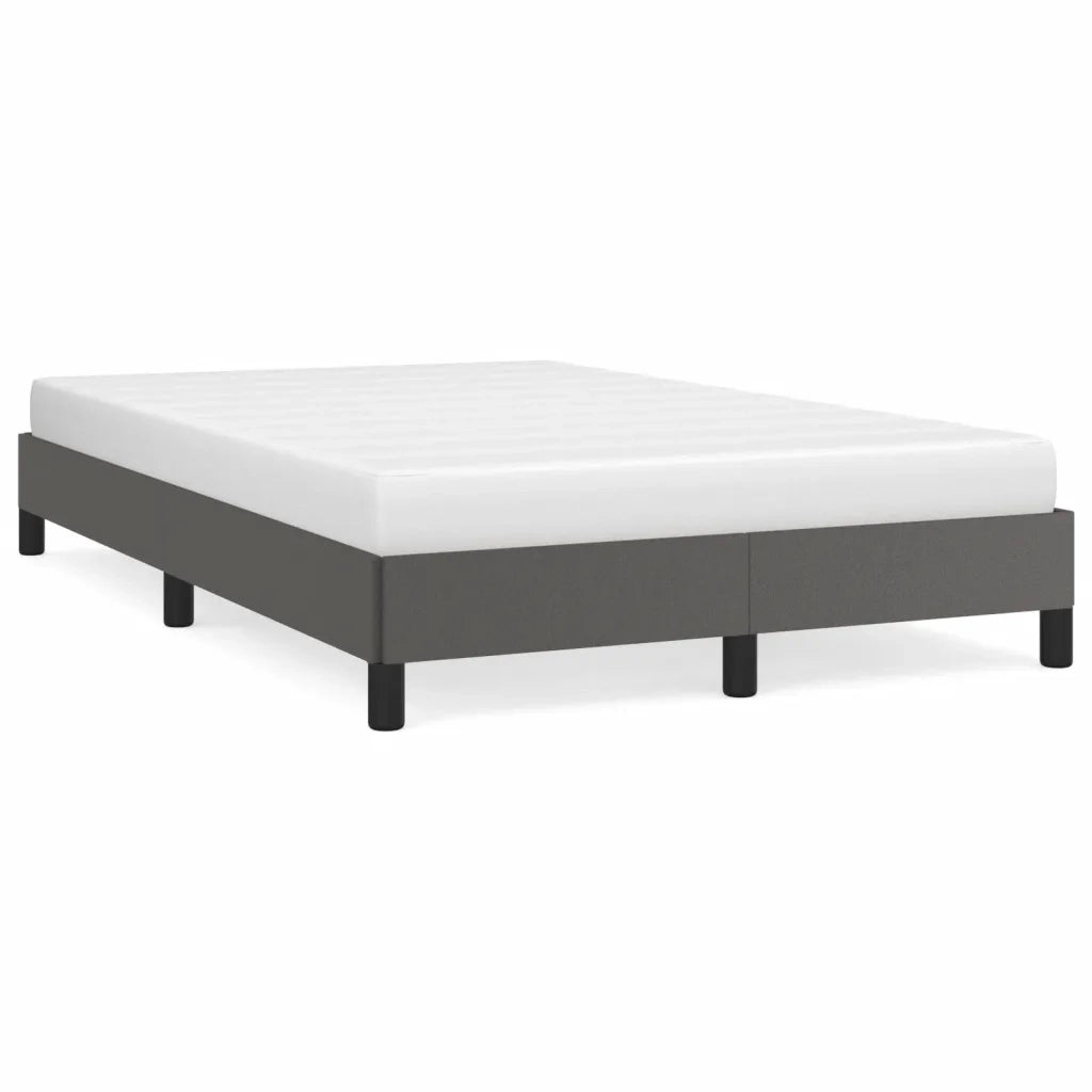 Giroletto-Struttura Letto Grigio 120x200 cm in Similpelle 628360