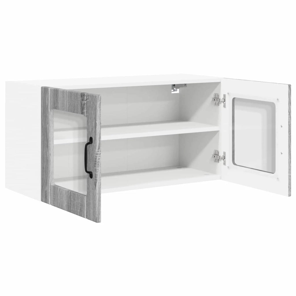 Mobile da cucina con lo scaffale-Armadio da cucina Grigio Sonoma 80 x 31 x 40 cm 908218