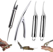 Set di 4 Clip per pelare gamberi con lame in acciaio inossidabile per gamberi, krill e granchi