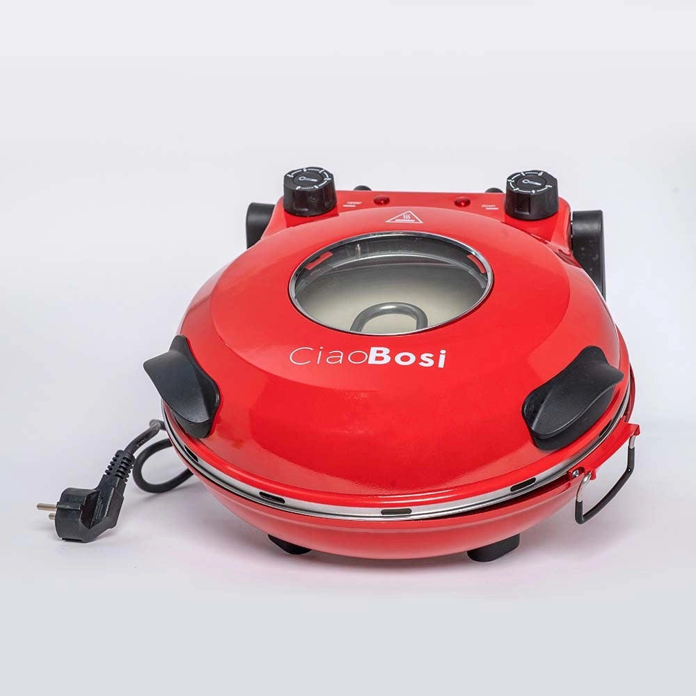 Trade Shop - Macchina Per Pizza Elettrico 1200watt Fornetto Doppio Riscaldamento Casa Tx-9569 -