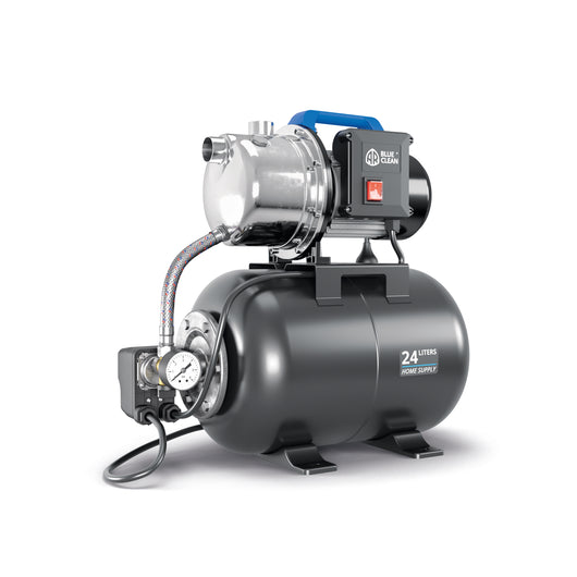 AR Blue Clean ARGP 1100XB Pompa Autoadescante con Serbatoio per Acque Chiare (1.100 W, Portata max. 4.600 l/h, Prevalenza max. 45 m) 