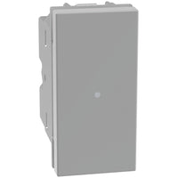 Interruttore assiale Bticino MatixGO 1P 10AX 1 modulo grigio JG4051