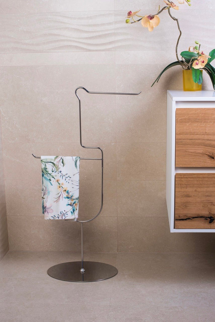 PIANTANA MULTIFUNZIONE PORTA ASCIUGAMANI