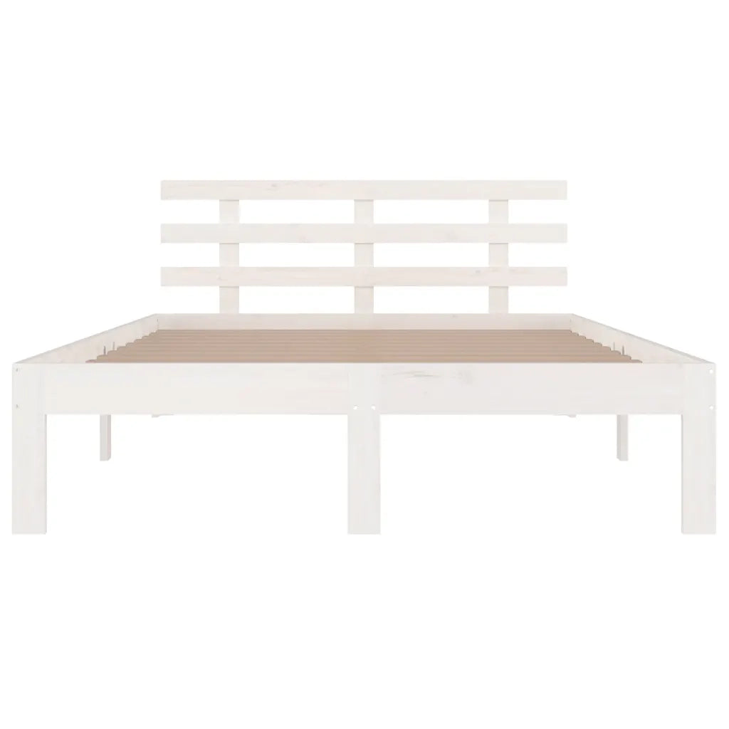 Giroletto Bianco in Legno Massello 140x200 cm 814755