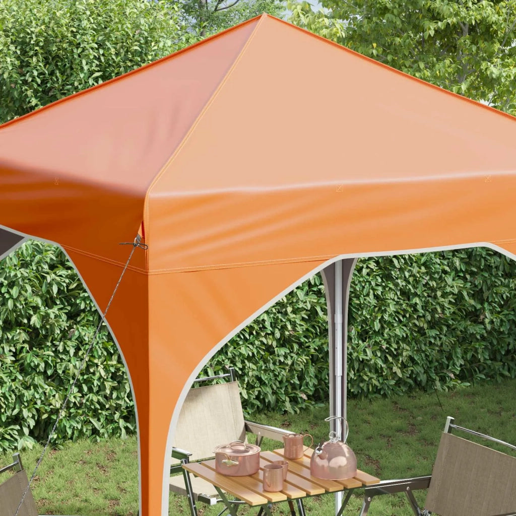 Tenda per feste a pop-up 194 x 194 x 245 cm Arancione