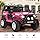 12V Auto Elettrica per Bambini, Macchina per Bambini con Telecomando, 3 Velocità, con Luci Musica MP3 e Radio, Veicolo Elettrico per Bambini 3+ Anni (Rosa)