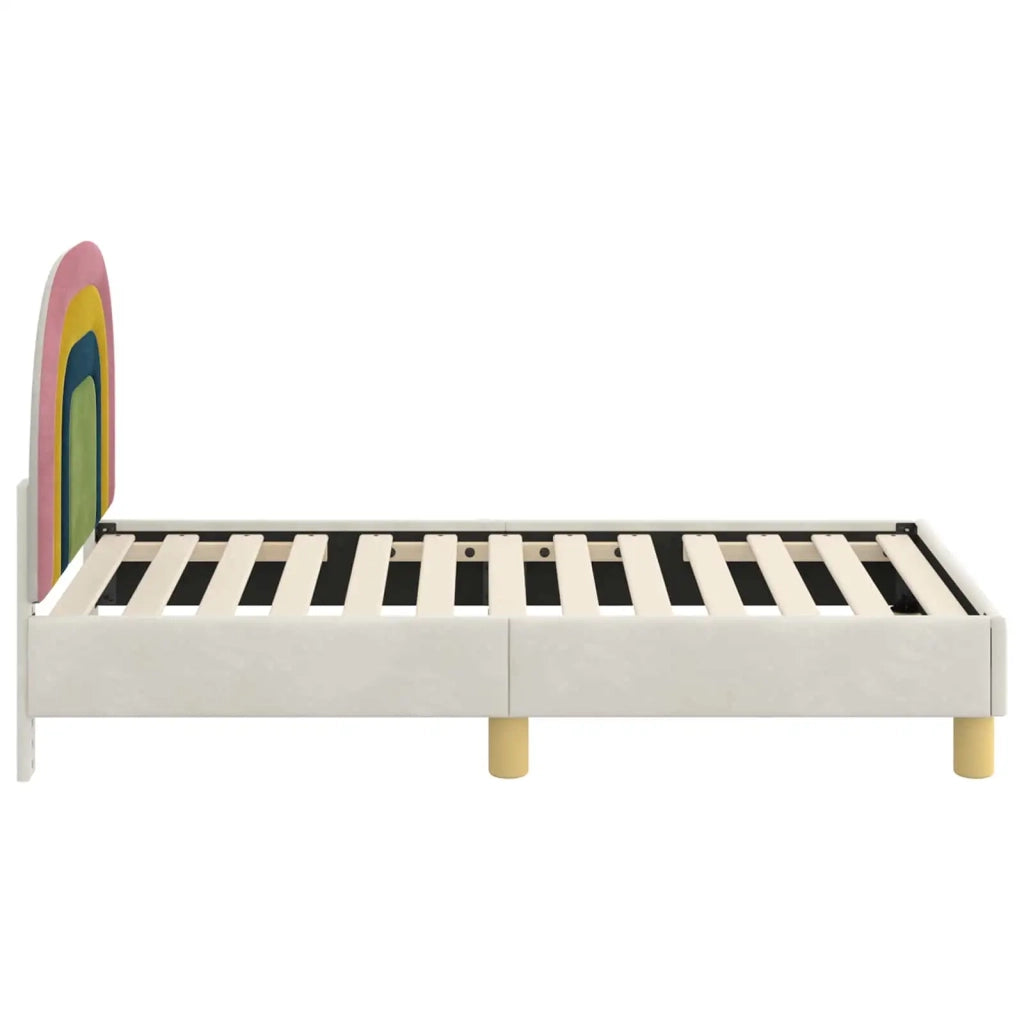 Struttura letto per bambini con testata Crema 70 x 140 cm 42011004