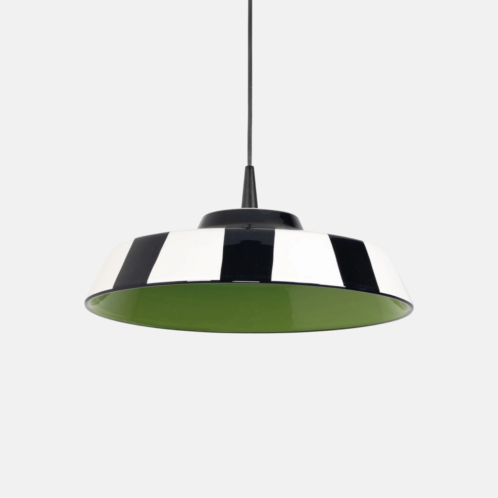 Circus Lampada a Sospensione LED Design in Ceramica Verde Diametro 35 cm Altezza 300 cm CRI 90 8W 2700K Illuminazione Interna d'Arredo Moderno