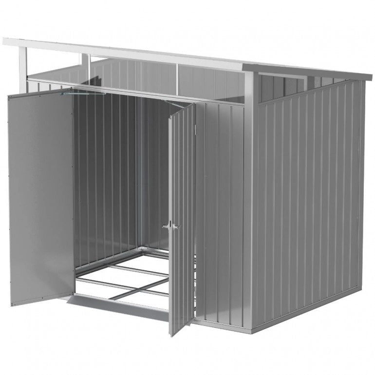 Casetta in Metallo Palladium Duramax 8'x6' a due porte 209x249x231 cm colore grigio