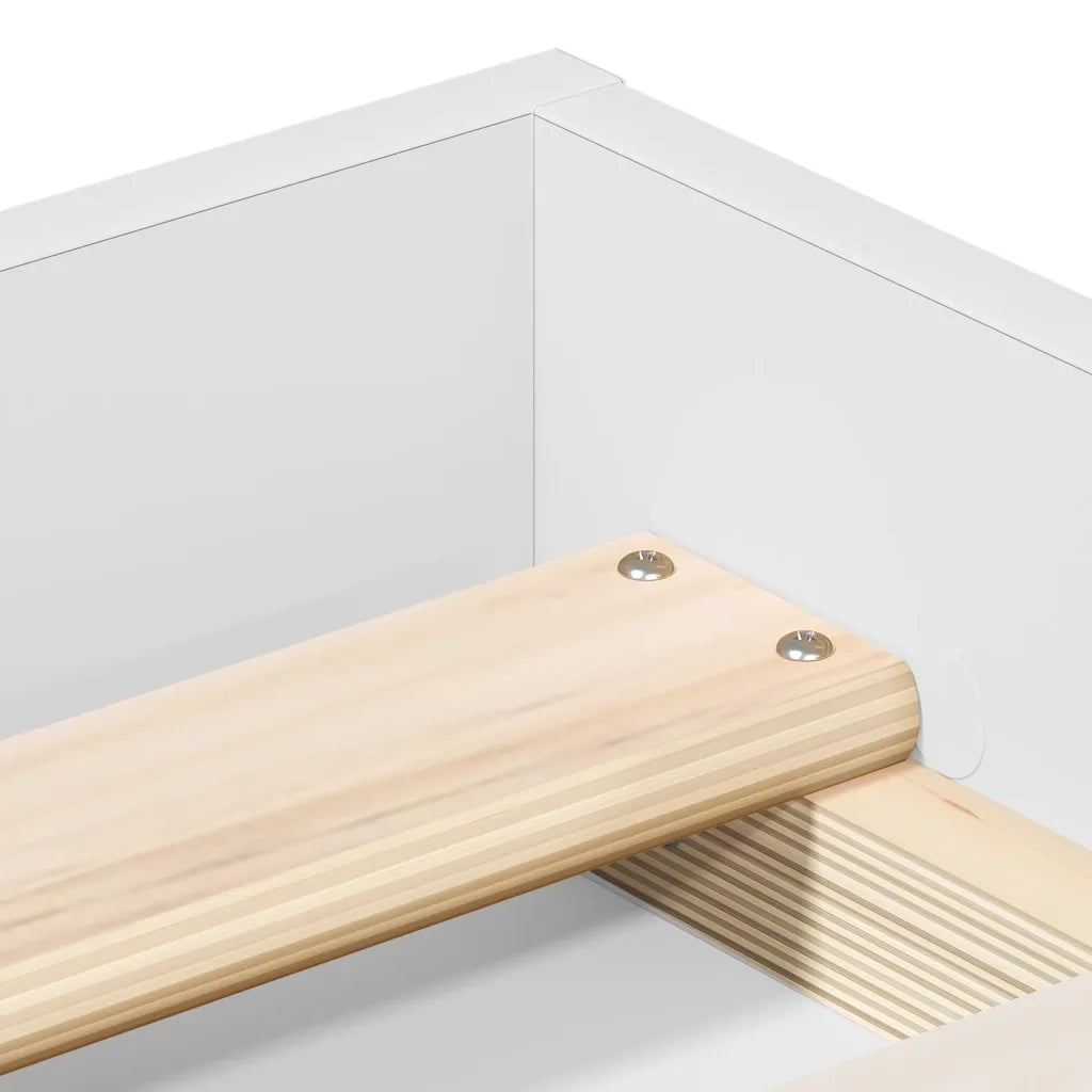 Letto matrimoniale | Letto per adulti | Giroletto Bianco 180x200 cm Super King