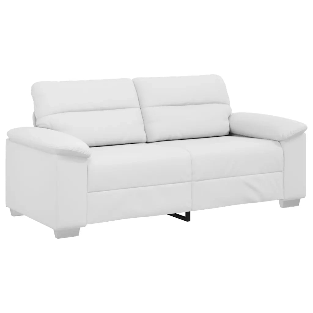 Divano a 2 posti Bianco in Similpelle 180x81x84 cm 4105344