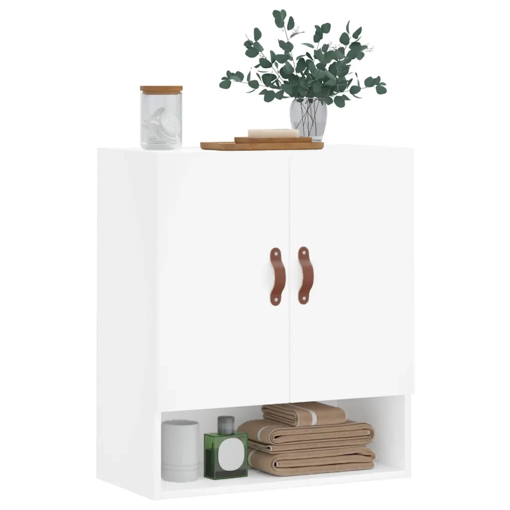 Armadietto a Muro | Mobile a Parete Bianco 60x31x70 cm in Legno Multistrato