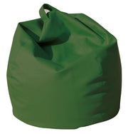 Poltrona a Sacco Pouf in Similpelle Verde Avalli