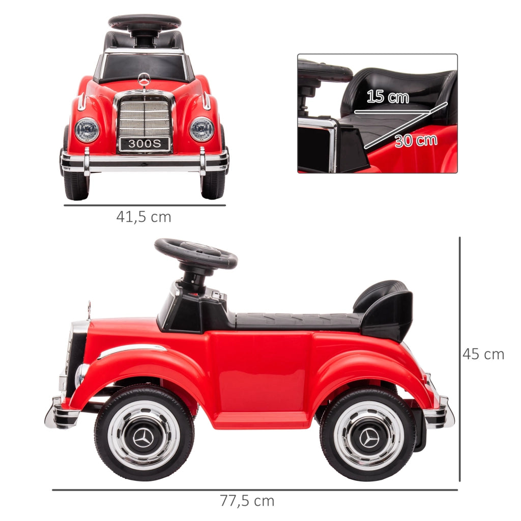 Correpasillos Bambini con Contenitore ¨C Zephmum ¨C Rosso 77.5x41.5x45 cm