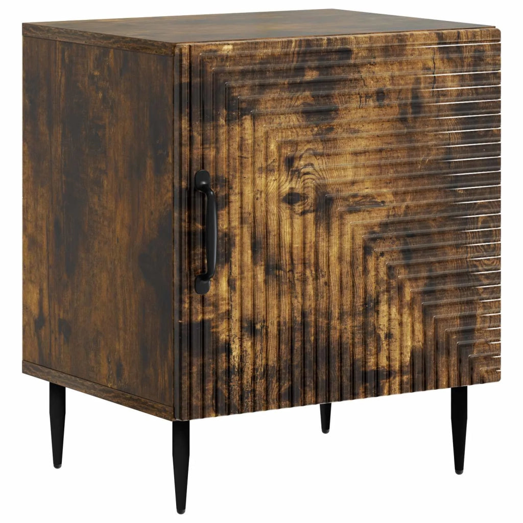 Armadio da Notte 2 pcs Rovere Fumo 43 x 34,5 x 50 cm 894806