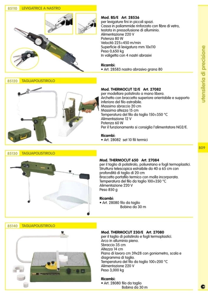 1pz proxxon 28080 filo x tagliapolistirolo 27080 cod:ferx.5772