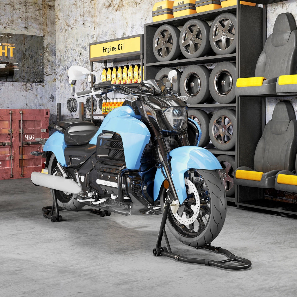 B¨¦quille Moto ¨C Zephmum ¨C Nero Acciaio