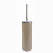 Trade Shop - Portascopino Porta Scopino Con Scopettino Wc Bagno Water Tortora Silver 69482 -