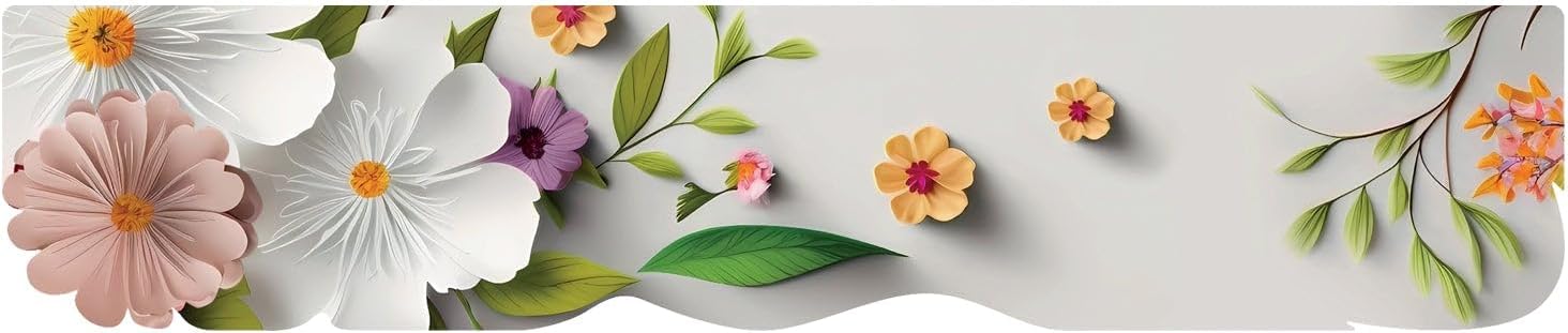 Le Forme Primavera Tappeto Cucina 50x240 cm Sagoma Pvc Moderno Antiscivolo Stampa Digitale