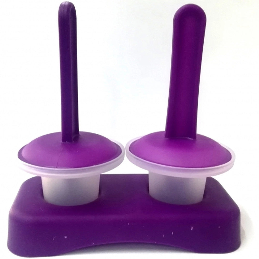 Trade Shop - Kit 4 Formine Mini Per 4 Ghiaccioli Gelato Stampi Colorati Bambini Fai Da Te -