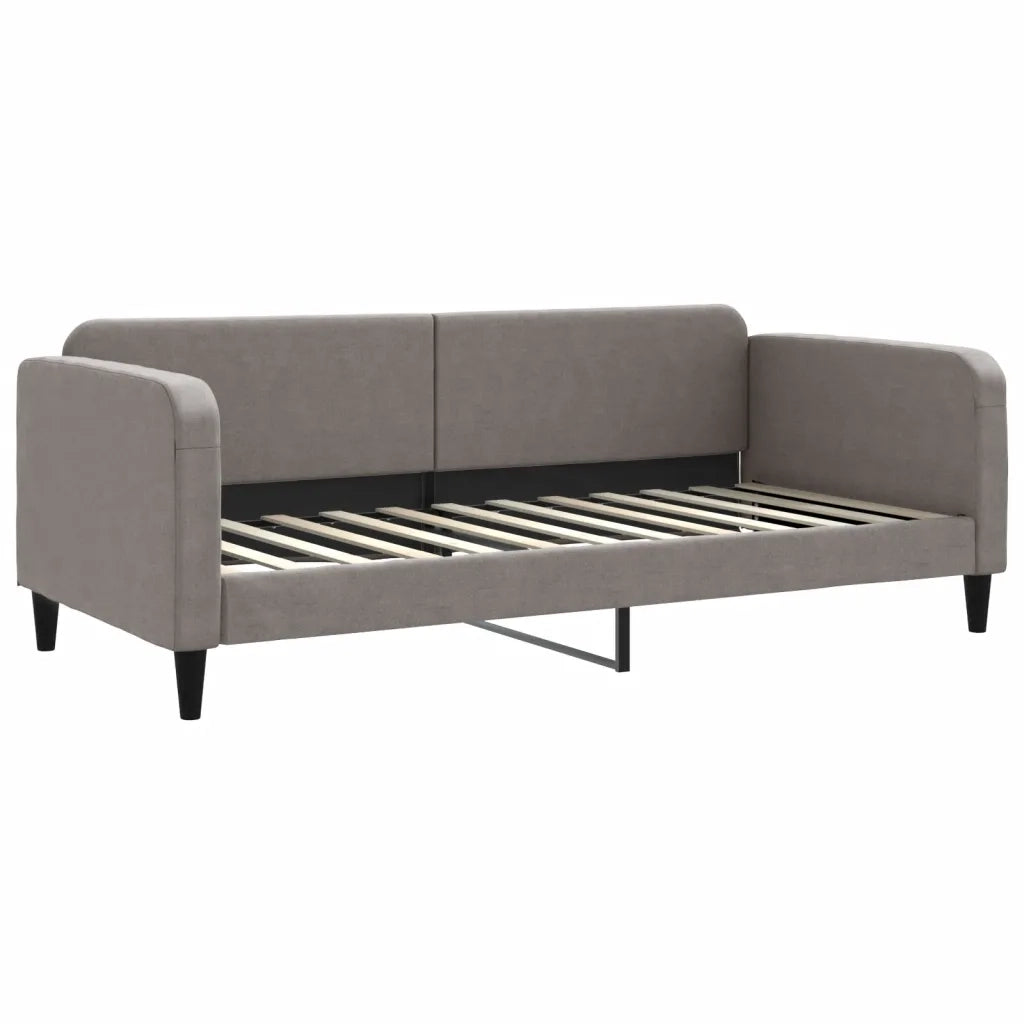 Divano Letto con Letto Estraibile-Sofa Letto-Daybed Tortora 90x200 cm in Tessuto 509500