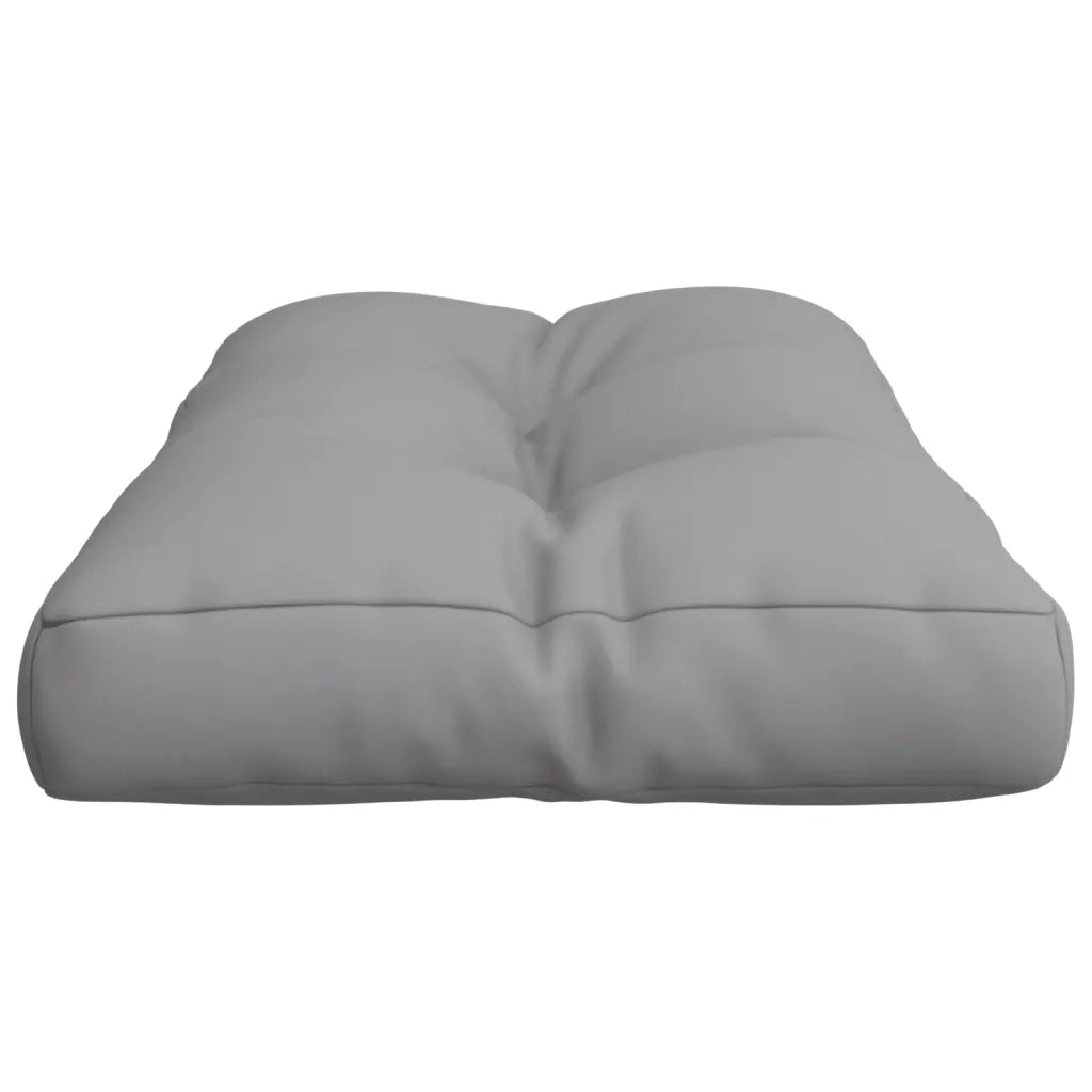 vidaXL Cuscino per Pallet Grigio 70x40x12 cm in Tessuto
