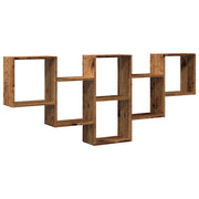Scaffale a parete | Ripiano a parete | Mensola a parete Legno Vecchio 159x18x66 cm in Truciolato
