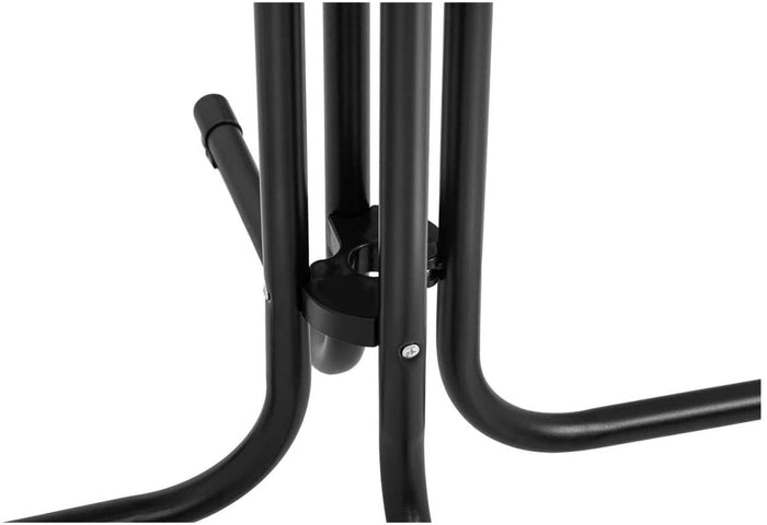 Tavolo pieghevole pieghevole da pranzo diametro 80 cm nero 14_0002378