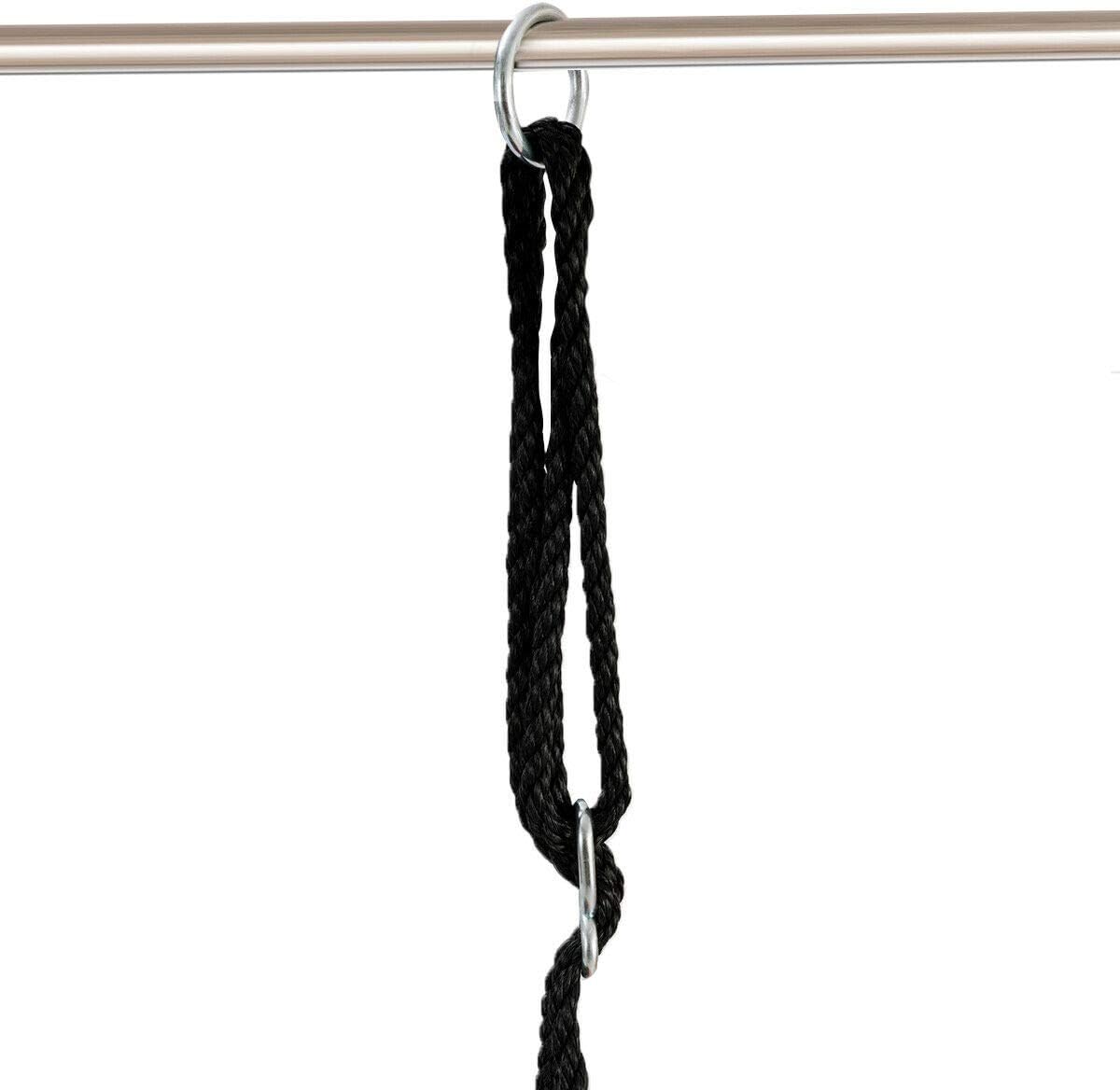 Altalena da Giardino a Nido, Altalena da Giardino per Bambini, con Telaio in Metallo, Regolabile in Altezza: 100-160 cm, Carico Fino a 150 kg (Colorato)