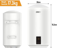 Scaldabagno elettrico con capacità di 50 litri Fino a 75°C Bollitore per acqua calda modello CEE eco e intelligente da 2 kW 01_0000132