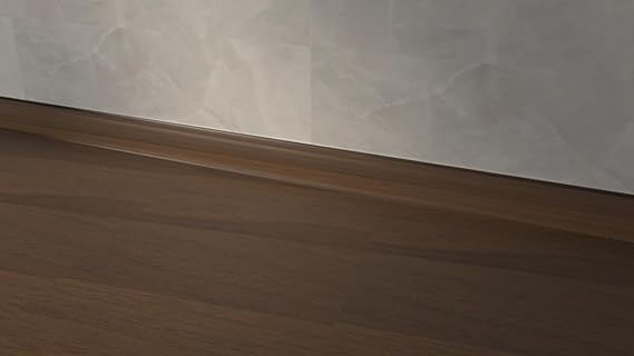 ALZATINA PER PIANI DA CUCINA LUNGHEZZA 2 METRI NOCE SCURO