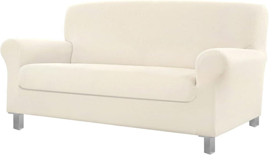 Copridivano Antimacchia 1 Posto Impermeabile Elasticizzato Fodera Salva Poltrona Panna