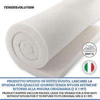 Gommapiuma Divani Spessore 2cm - Lastra 2x1m - Densità 30 - Imbottitura Poliuretano Espanso - Sedie, Panche, Lettini