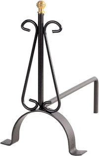 Alari Mini in ferro battuto per camino