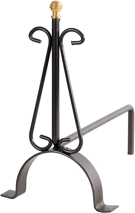 Alari Mini in ferro battuto per camino