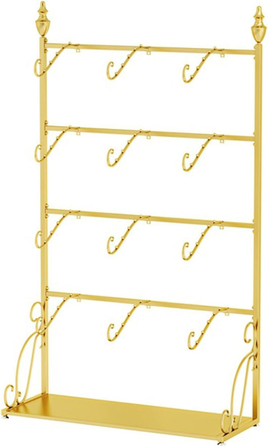 Espositore per Calzini da Bagno del Centro Commerciale, espositore per Biancheria Intima in Metallo, espositore per Reggiseni da Pavimento a 4 Ripiani, scaffale per Pantaloncini Intimi Naka