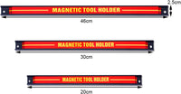 3 pezzi Portautensili Magnetico, Barra Portautensili in Metallo per Officina, Forte Forza Magnetica
