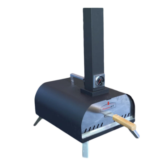 PizzaioloJet Forno per Pizza a Pellet - Compatto e Portatile, Barbecue Pizza con Pietra refrattaria