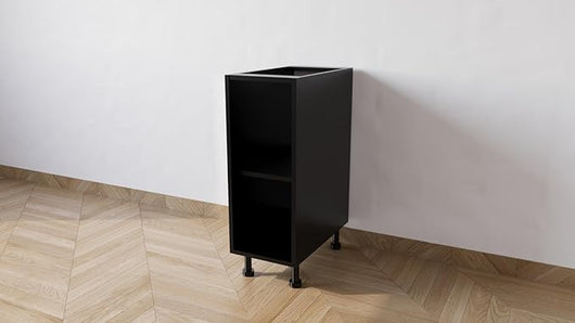 Mobile Base Da 30. Compreso Di Anta H 72 Cm L 30 Cm P 55,5 Cm Compresa Di Piedini 10 Cm colore Nero